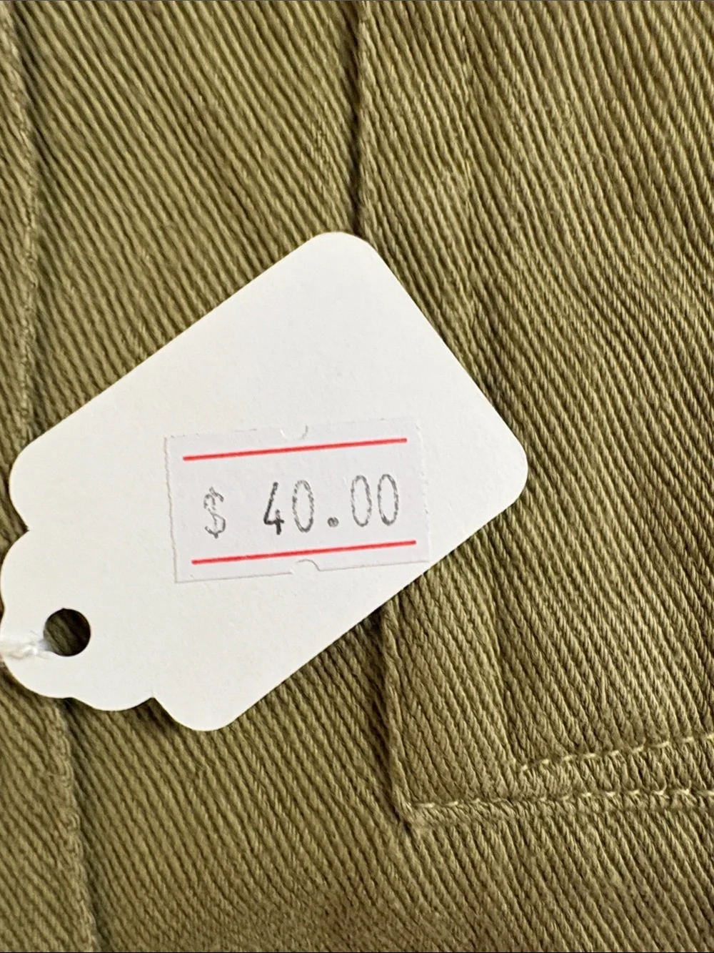 Classic Men's Military Field Shirt Jacket — Olive Green